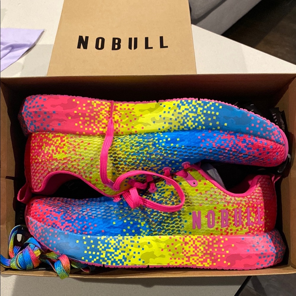 NOBULL Multicolor Athletic “Glitch”shoes. 
New in box. Size 13